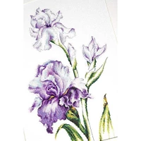 Luca-s Irises Counted Cross Stitch Kit