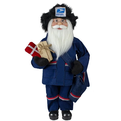 17" United States Postal Service Standing Santa Claus Figurine