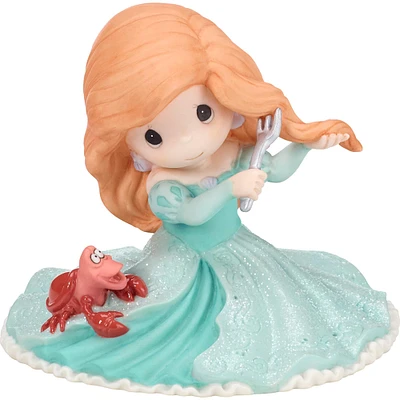 4" Disney® Showcase You Fill My World Ariel & Sebastian Porcelain Figurine