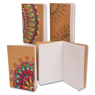 S&S® Worldwide Kraft Journals To Color, 12ct.