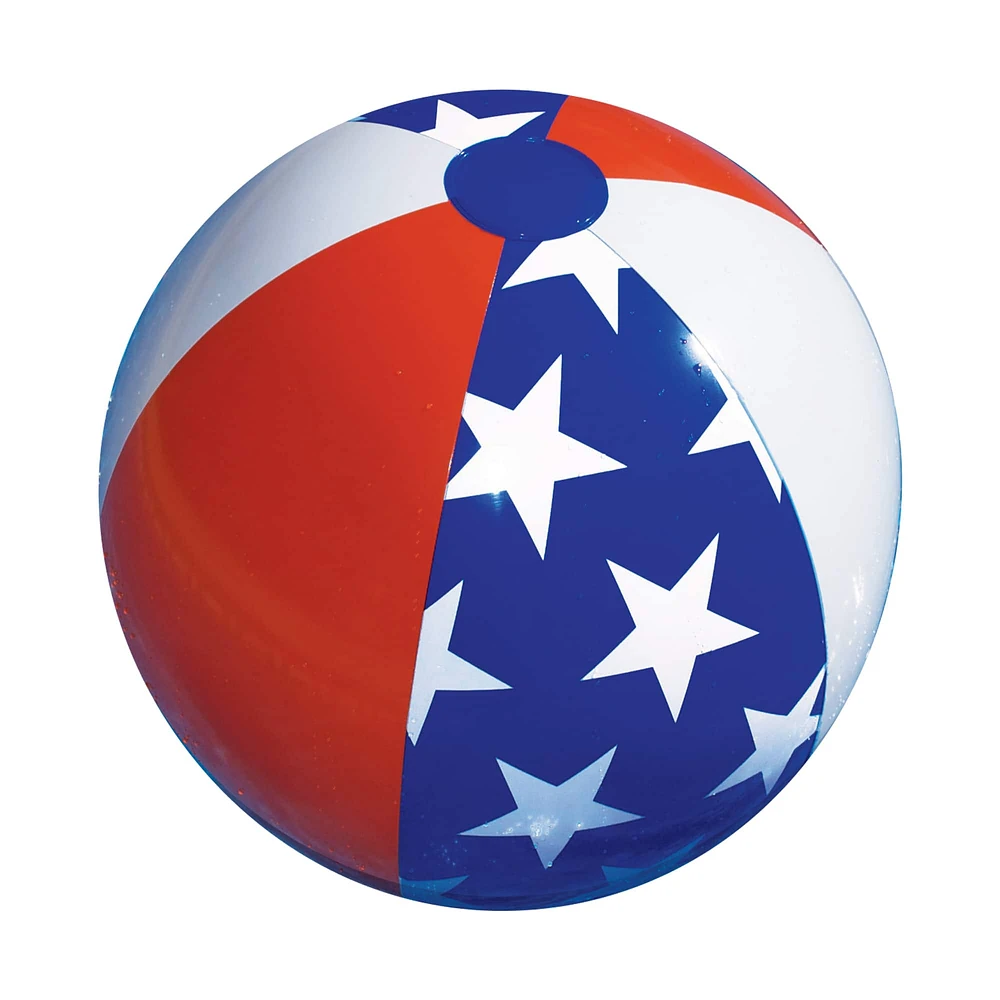 22" American Stars & Stripes Inflatable Beach Ball