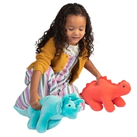 Manhattan Toy® Velveteen Gummy Dino Stegosaurus Stuffed Animal
