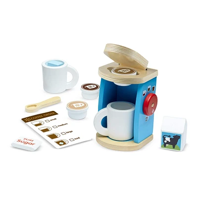 Melissa & Doug® Wooden Brew & Serve Coffee Set