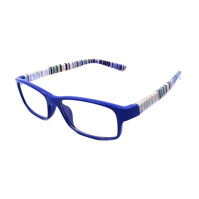 Blue Striped Reading Glasses by ArtMinds