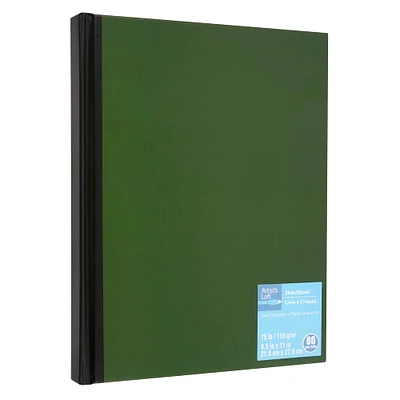 6 Pack: Olive Sketchbook by Artist's Loft™, 8.5" x 11"