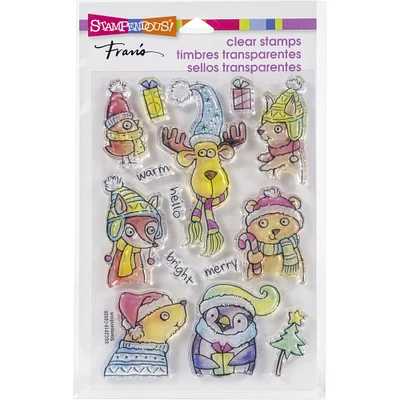 Stampendous® Winter Pals Perfectly Clear Stamps