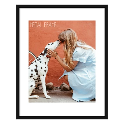 Timeless Frames® Black Metal Frame with Mat