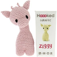 Hoooked DIY Ziggy the Pink Giraffe Eco Barbante Crochet Kit