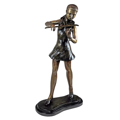 Design Toscano 36" The Young Violinist Sculpture
