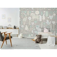 Origin Murals Scandinavian Forest Animals Wall Mural