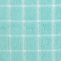 DII® Aqua Combo Windowpane Dishcloths, 6ct.