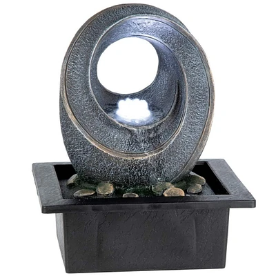 Design Toscano Infinite Nature Divine Universe Tabletop Fountain