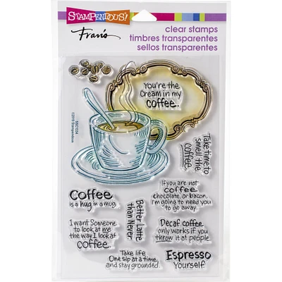 Stampendous® Coffee Frame Clear Stamps