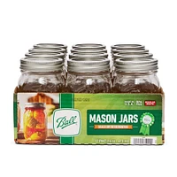 16oz. Ball® Regular Mouth Pint Mason Jars, 12ct.