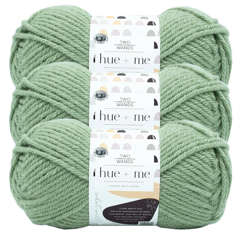 3 Pack Lion Brand® Two of Wands Hue + Me Yarn