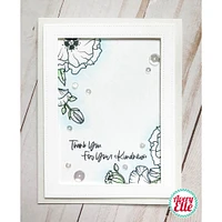 Avery Elle Poppies Clear Stamps