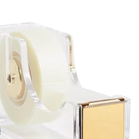 U Brands® Gold & Clear Acrylic Tape Dispenser