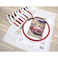 Letistitch Counted Cross Stitch Kit Red Sports Car