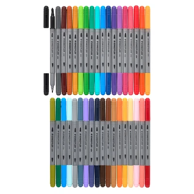 6 Packs: 36 ct. (216 total) Staedtler® Double Ended Watercolor Brush Markers