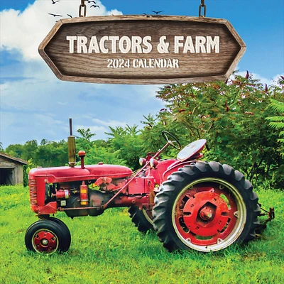 TF Publishing 2024 Tractors & Farm Life Wall Calendar