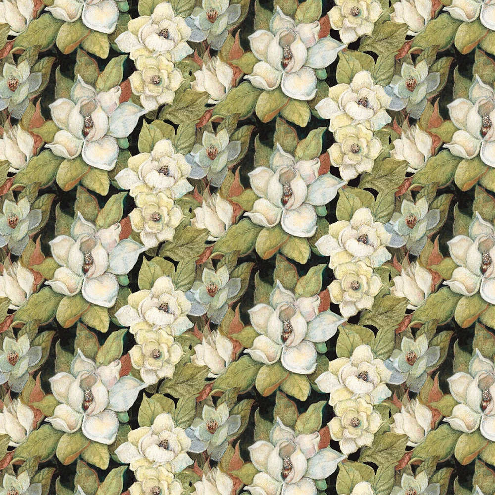 Springs Creative Iridescent Peacock Magnolia Cotton Fabric