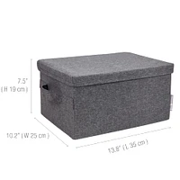 Bigso Gray Soft Storage Box