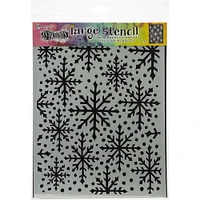 Dyan Reaveley's Dylusions Snowflake Stencil, 9" x 12"