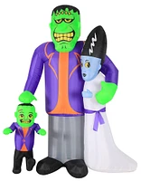 7ft. Inflatable Halloween Monster Family