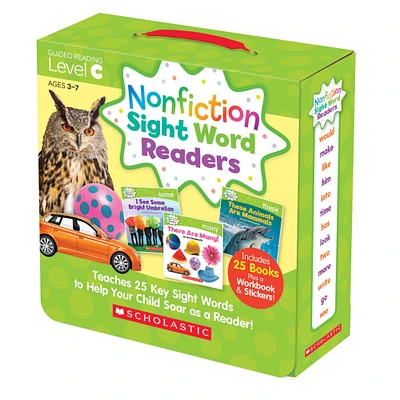 Scholastic® Level C 25 Book Nonfiction Sight Word Readers Set