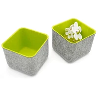 Welaxy Felt 2 Piece Storage Cubes