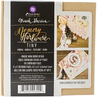 Prima® Kraft Tiny Memory Hardware Chipboard Album, 4.5" x 4.5"