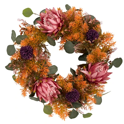 24" Autumn Protea Wreath