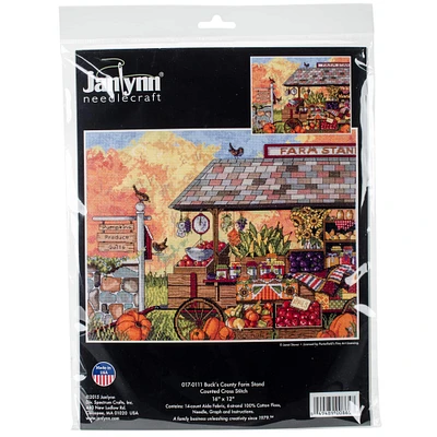 Janlynn® Buck's County Farm Stand Counted Cross Stitch Kit