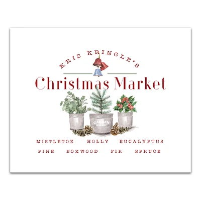 Kringle Christmas Market Canvas Wall Art