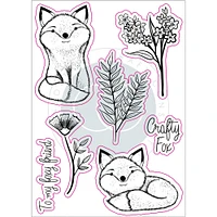 Craft Consortium Henry the Fox A5 Clear Stamps