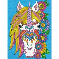 Dimensions® Pencilworks™ Floral Unicorn Color by Number Kit