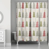 Tree Pattern Shower Curtain