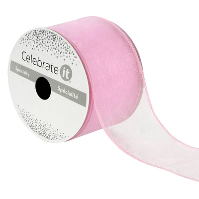 2.5" x 10yd. Sheer Wired Ribbon By Celebrate It®