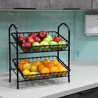 2-Tier Metal Removable Baskets