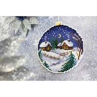 MP Studia Winter Landscape Plastic Canvas Counted Cross Stitch Kit