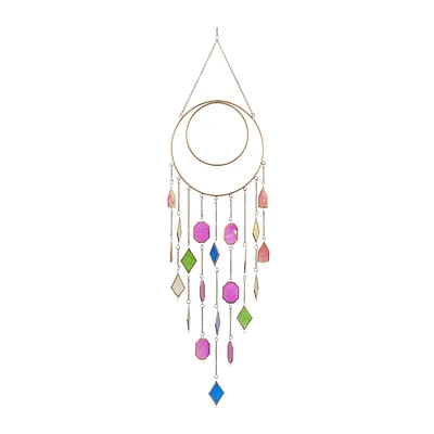 Multi Metal Contemporary Windchime, 49" x 12"