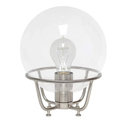 Lalia Home 10" Old World Globe Glass Table Lamp