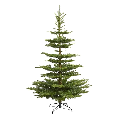 7.5ft. Unlit Layered Washington Spruce Artificial Christmas Tree