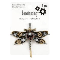 Found Objects Dragonfly Pendant by Bead Landing™