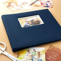 Navy Blue Faille Scrapbook Album by Recollections®