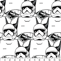 Camelot Fabrics Star Wars Stormtrooper Fleece Precut Fabric Bundle