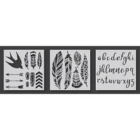 PA Essentials Boho Collection Stencil Set