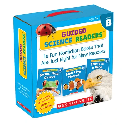 Scholastic Teaching Resources Guided Science Reader Level B Parent Pack Books, 16ct.