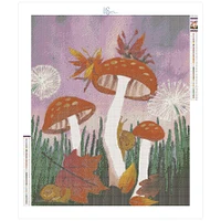 Sparkly Selections Mushrooms and Fairy - Local Utah Artist Rachel H. Diamond Painting Kit, Round Diamonds