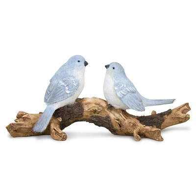 9.5" Birds on Branch Tabletop Figurine